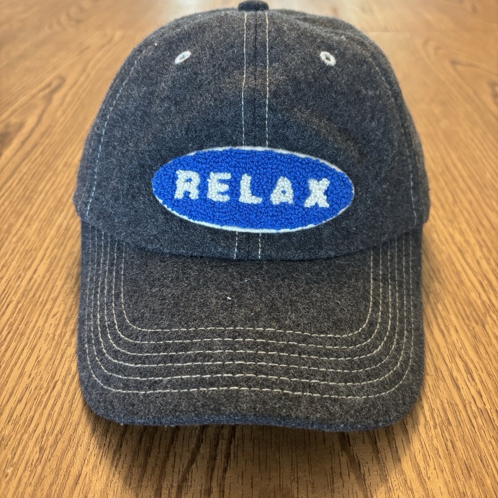 TOMMY BAHAMA RELAX Hat Gray Wool Cap Embroidered Logo Crazy Cuban Recipe